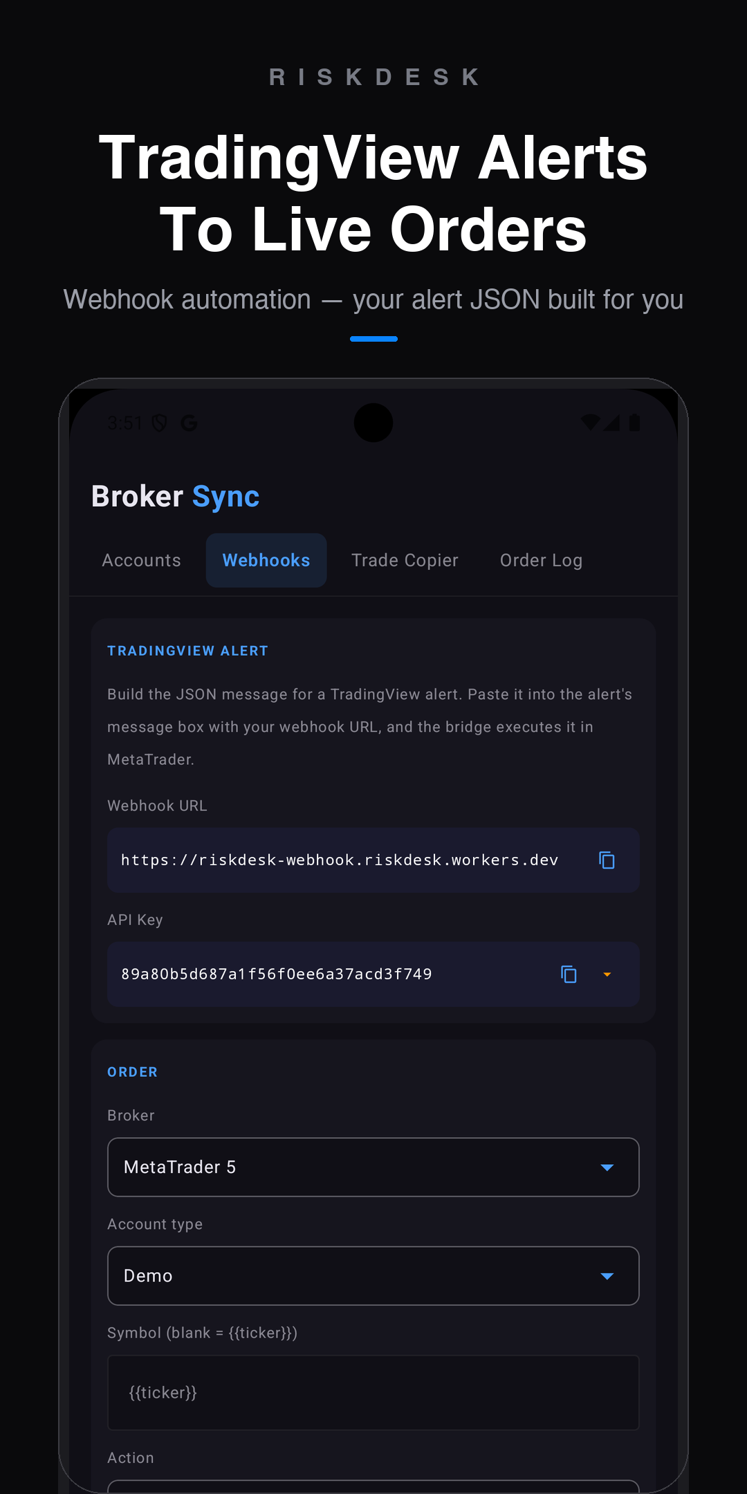 TradingView Webhooks