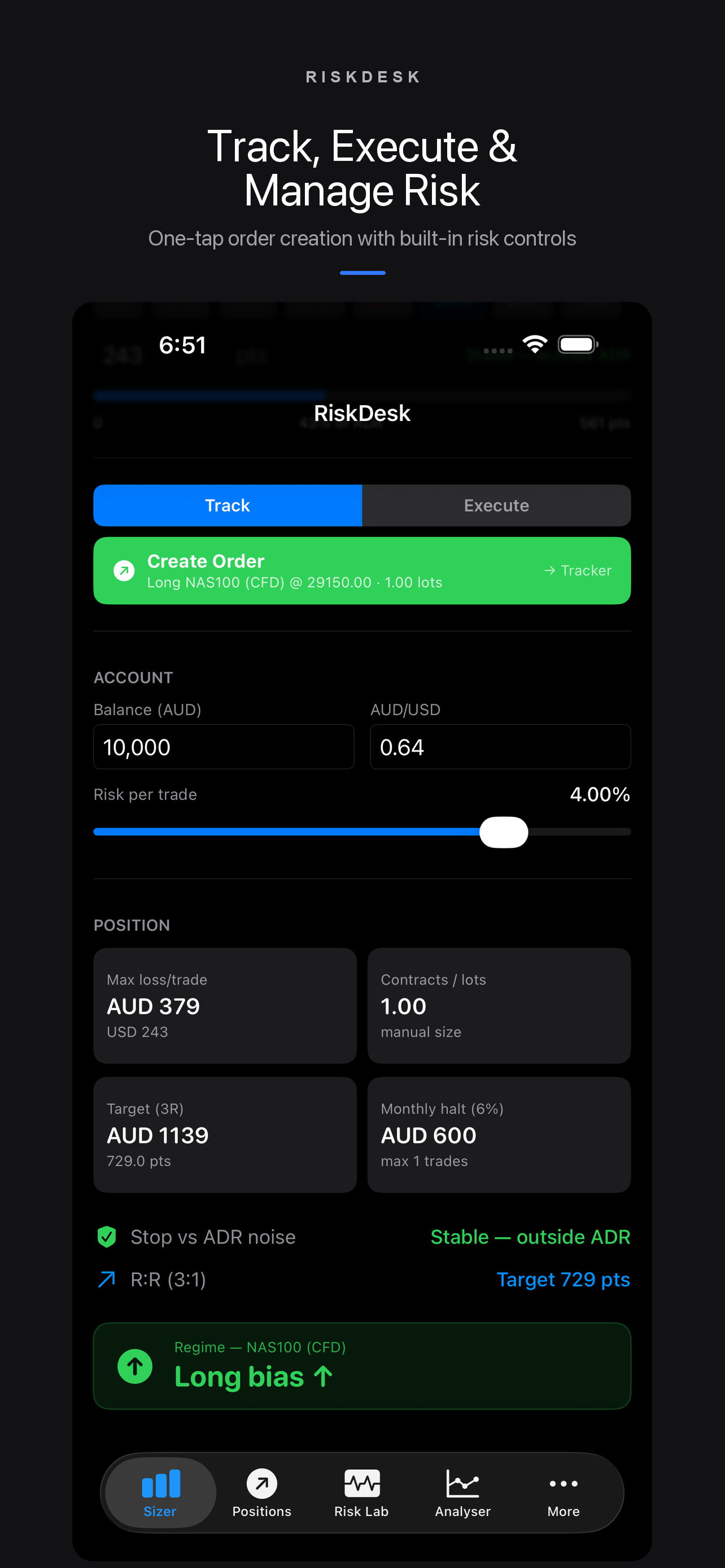 Track, Execute & Manage