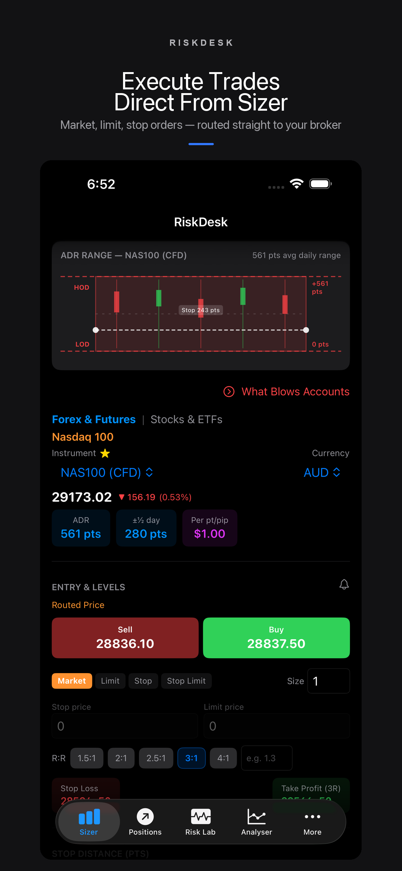 Execute Trades
